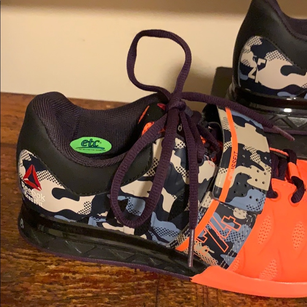 reebok lifters orange